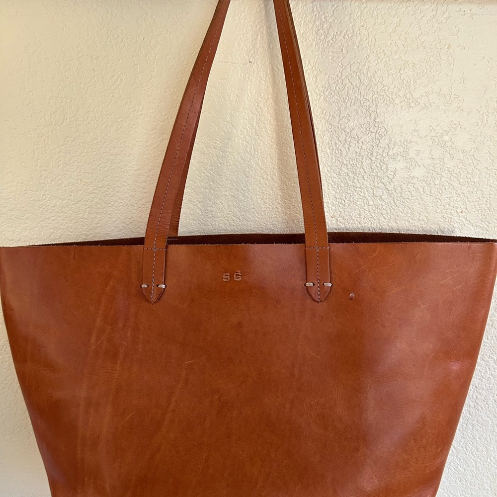 Clare V Leather Suki Tote bag - Picture 7 of 12